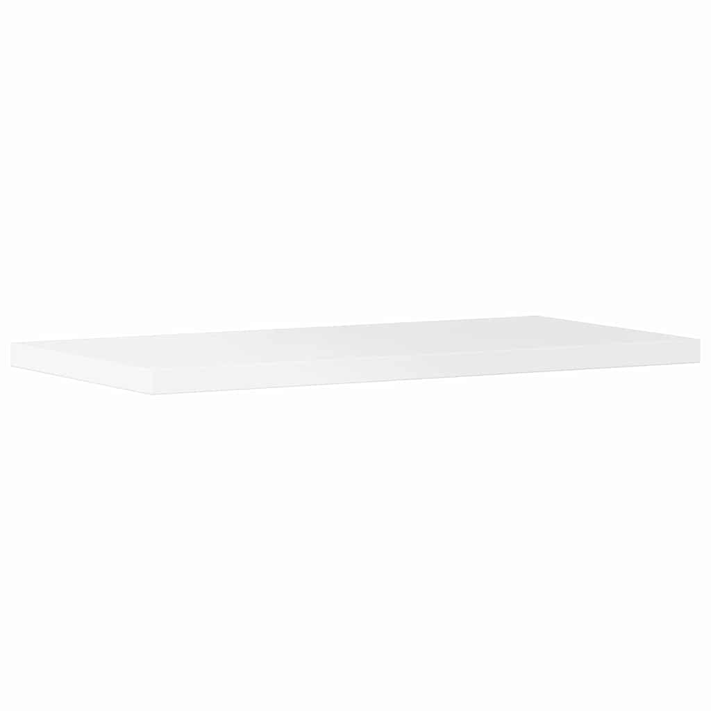 Bookshelf Boards 4 pcs High Gloss White 40x20x1.5 cm Engineered Wood