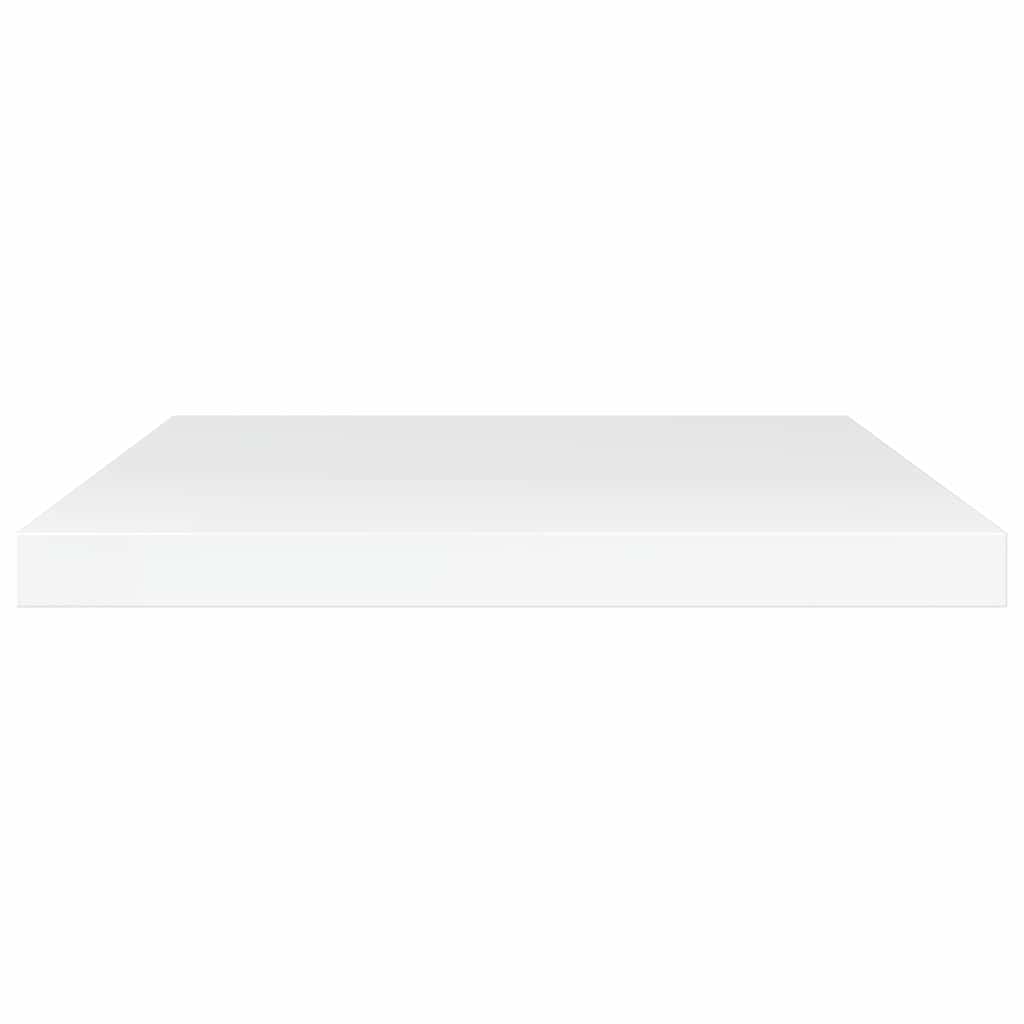 Bookshelf Boards 4 pcs High Gloss White 40x20x1.5 cm Engineered Wood