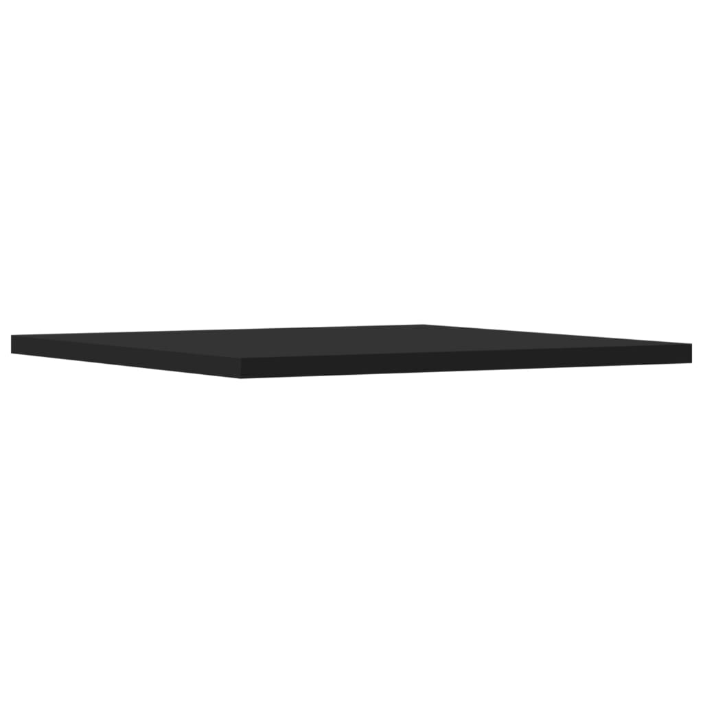 Bookshelf Boards 4 pcs Black 40x40x1.5 cm Engineered Wood