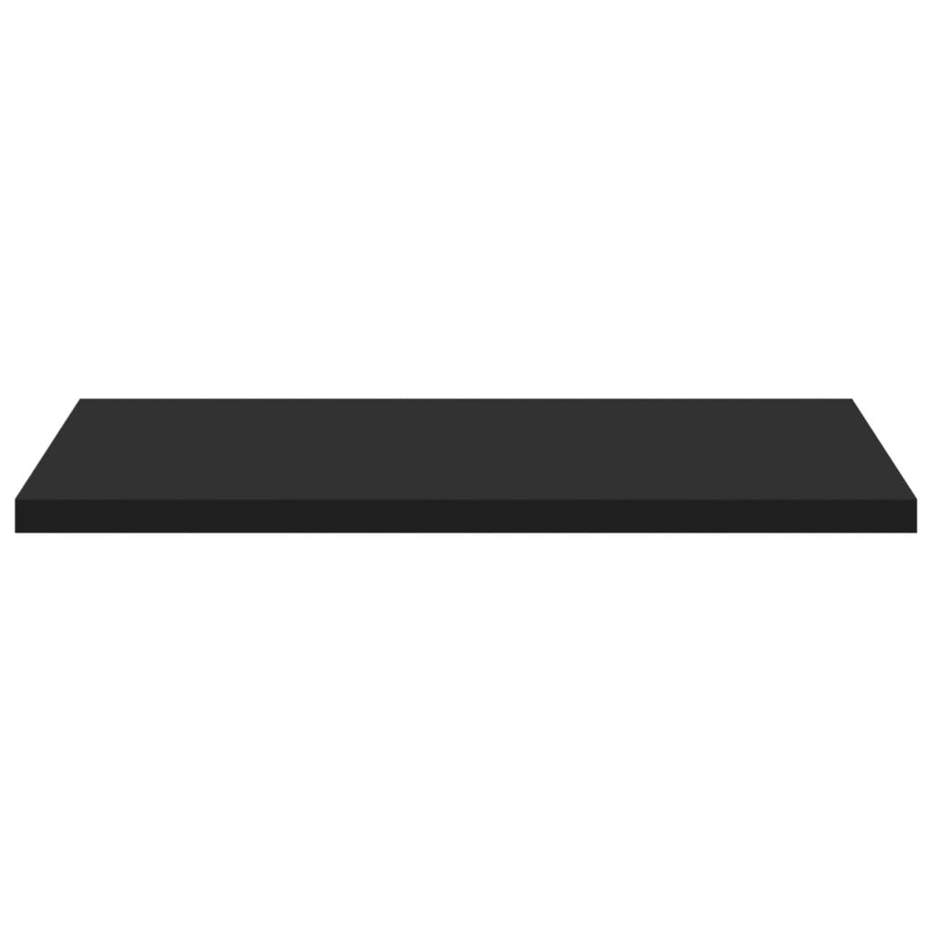 Bookshelf Boards 4 pcs Black 40x40x1.5 cm Engineered Wood