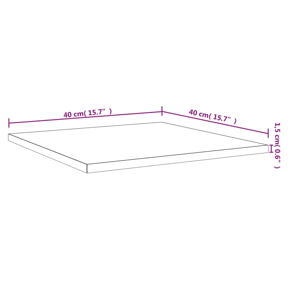 Bookshelf Boards 4 pcs Black 40x40x1.5 cm Engineered Wood