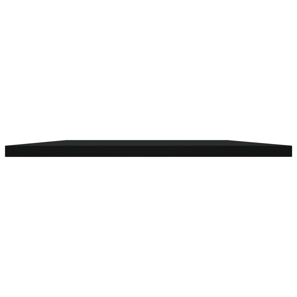 Bookshelf Boards 4 pcs Black 60x50x1.5 cm Engineered Wood