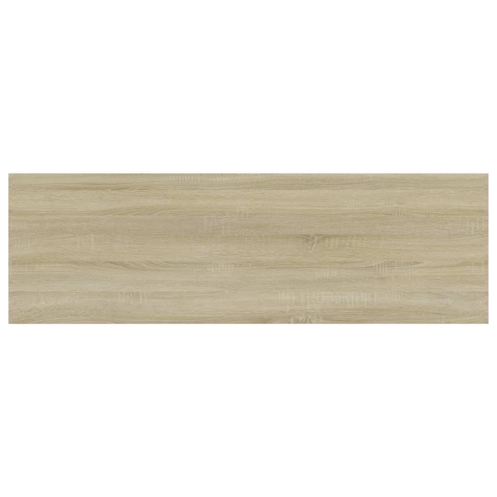 Bookshelf Boards 4 pcs Sonoma Oak 80x20x1.5 cm Engineered Wood