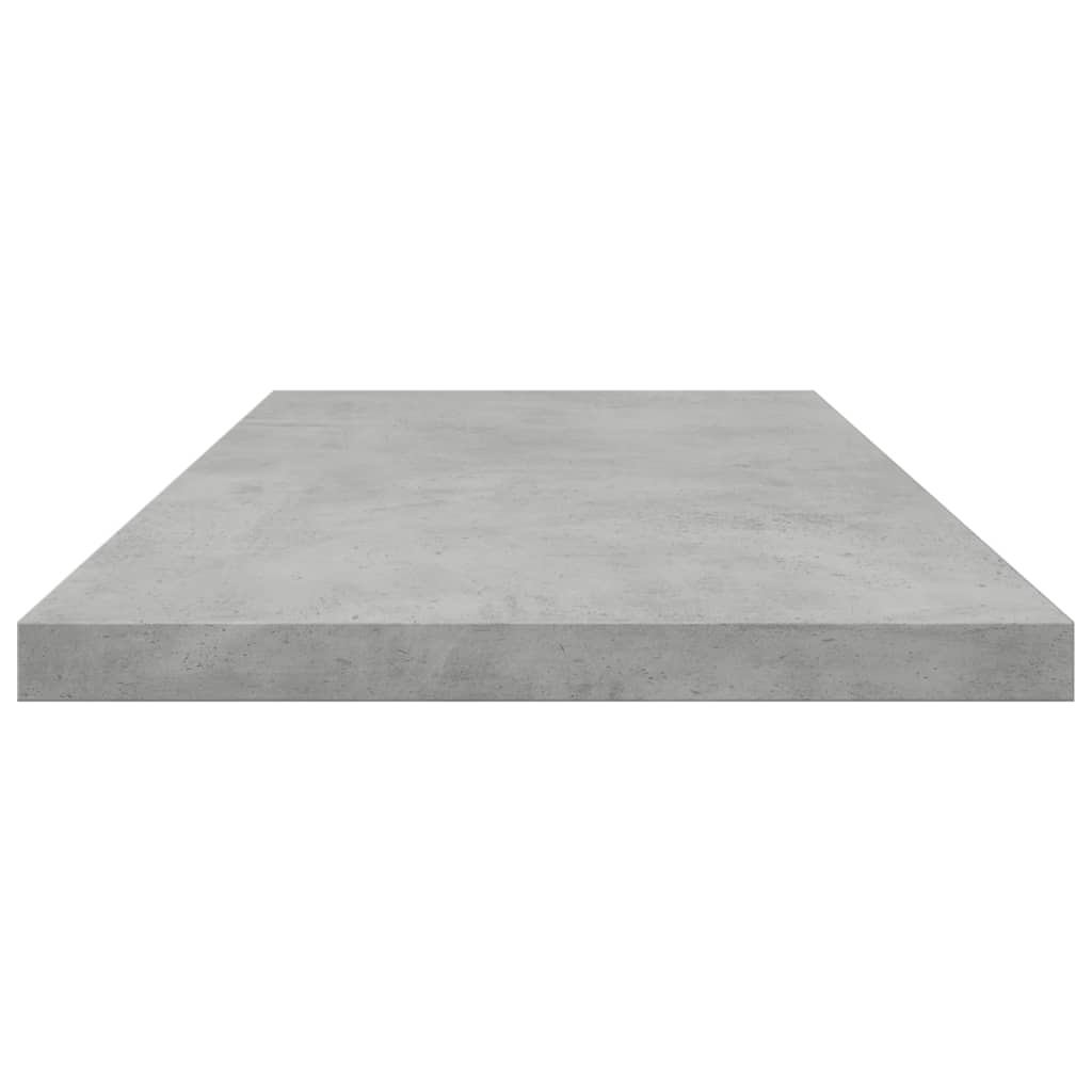 Bookshelf Boards 4 pcs Concrete Grey 80x20x1.5 cm Engineered Wood