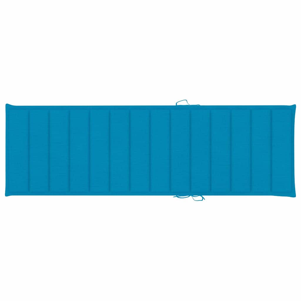 2-Person Sun Lounger with Cushions Bamboo