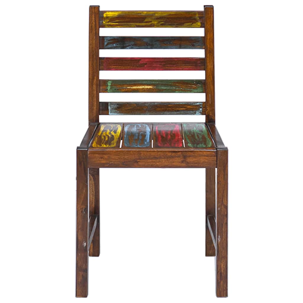 Dining Chairs 2 pcs Solid Reclaimed Wood