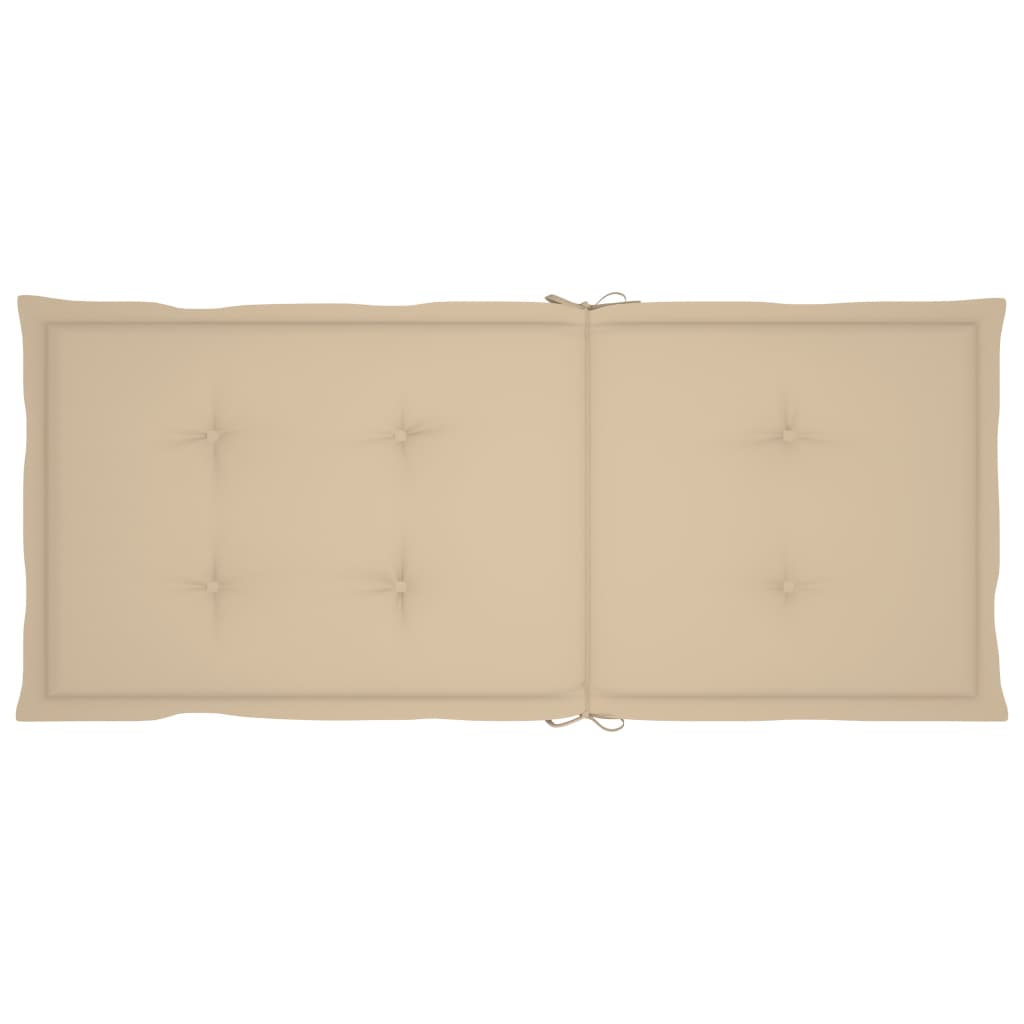 Garden Reclining Chairs 6 pcs with Cushions Solid Acacia Wood