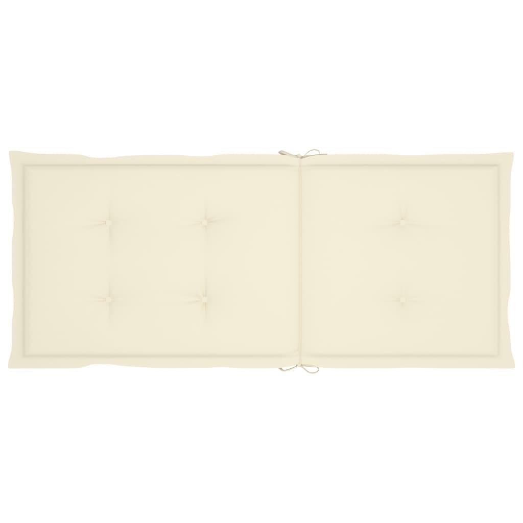 Garden Reclining Chairs 4 pcs with Cushions Solid Acacia Wood