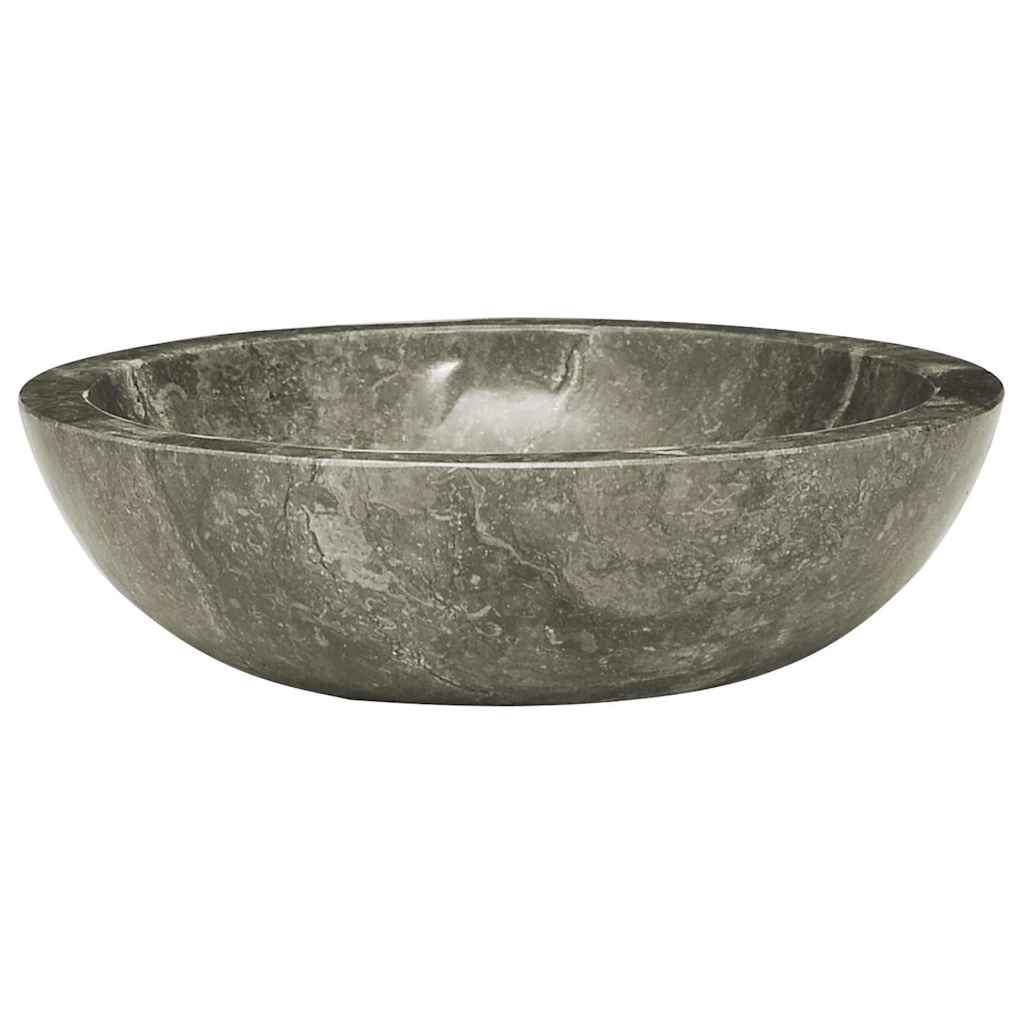 Sink Grey Ø40x12 cm Marble
