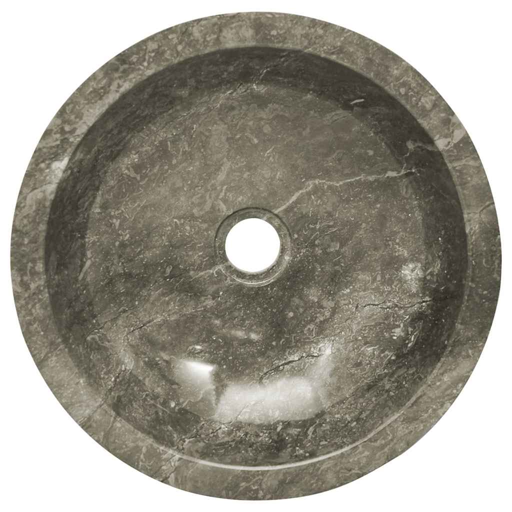 Sink Grey Ø40x12 cm Marble