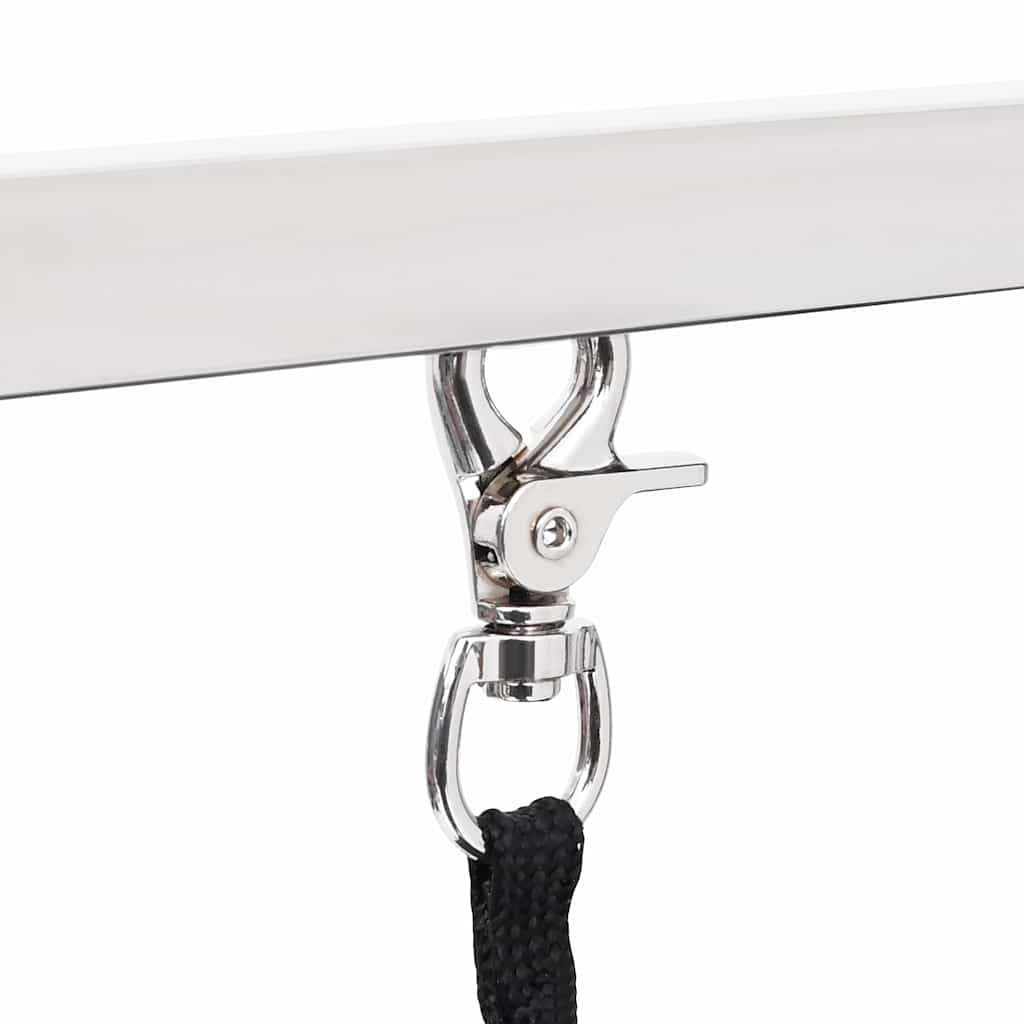 Adjustable Dog Grooming Table with 2 Loops and Basket