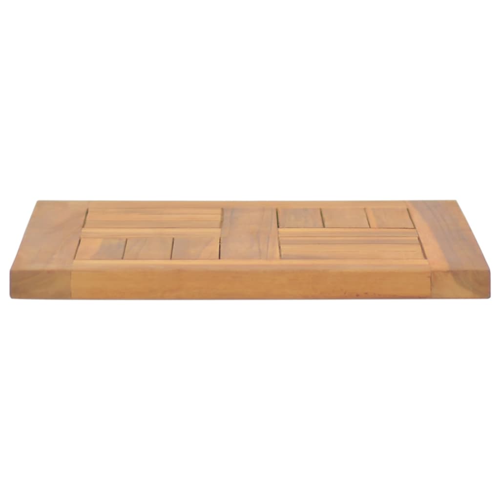 Square Table Top 40x40x2.5 cm Solid Wood Teak