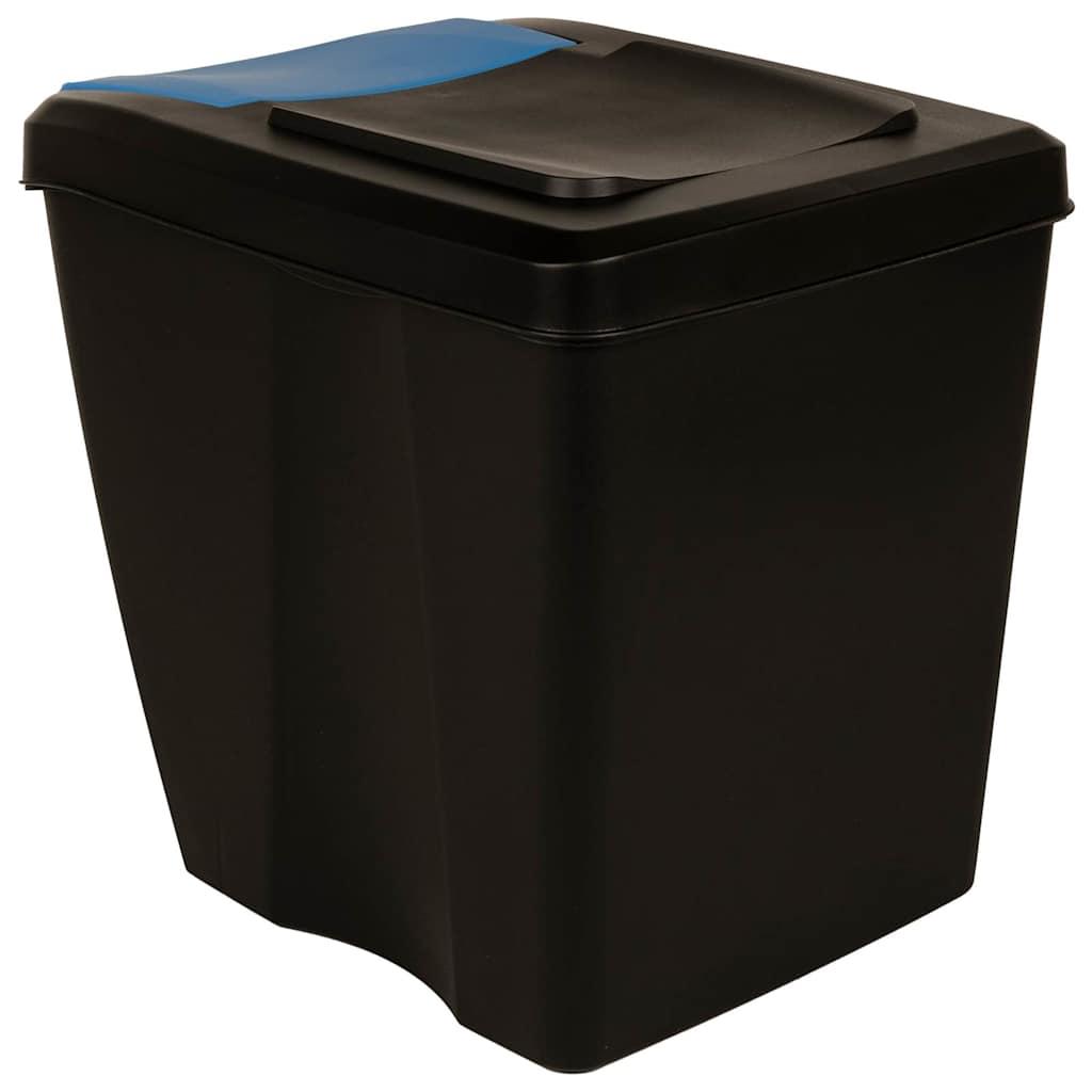 Stackable Garbage Bin Boxes 4 pcs Anthracite 100 L Polypropylene