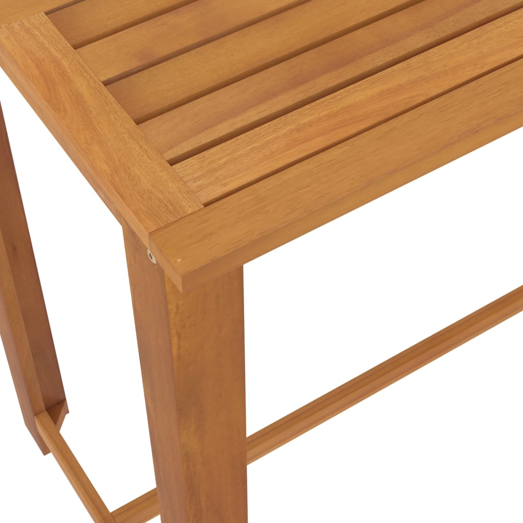 9 Piece Garden Bar Set Brown