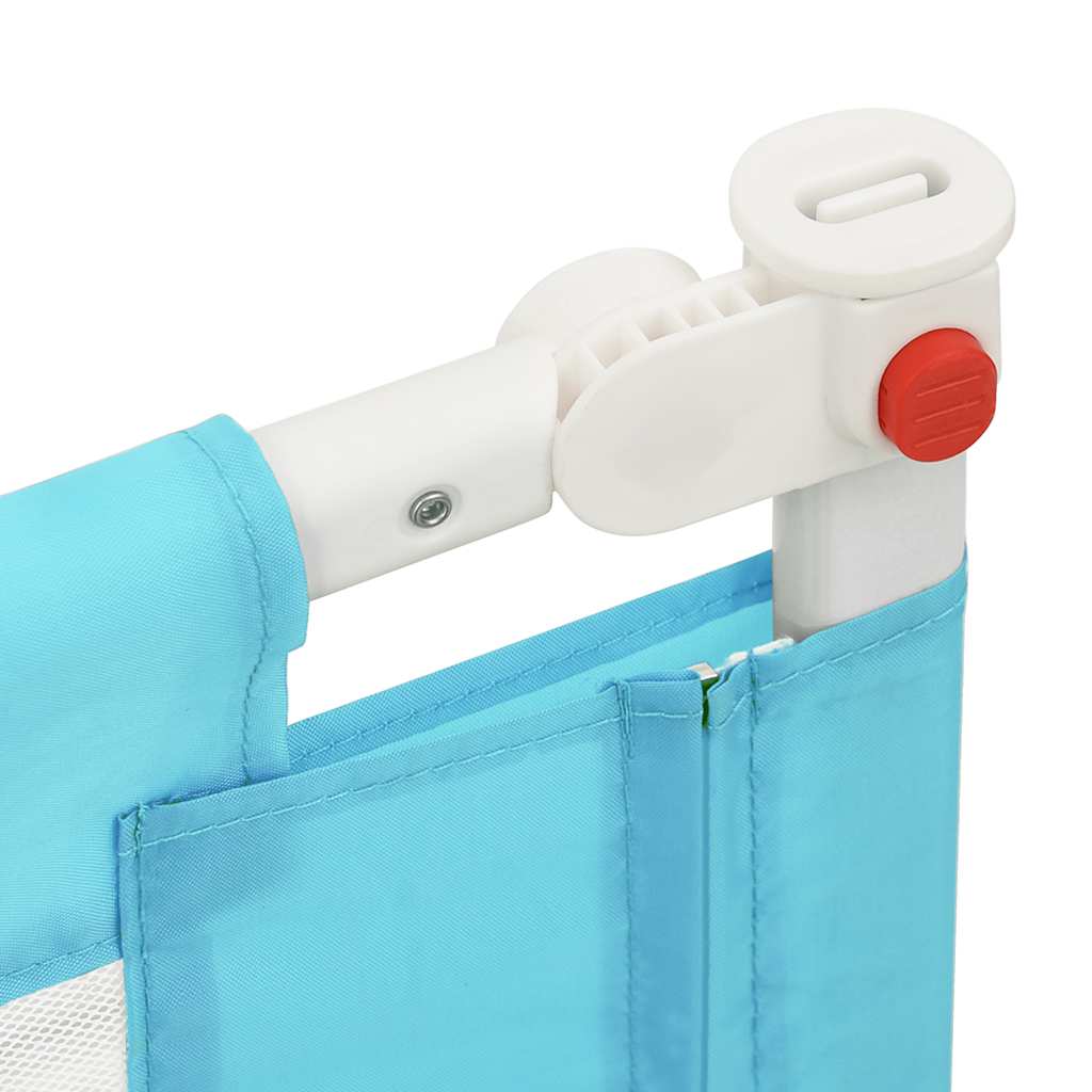 Toddler Safety Bed Rail Blue 160x25 cm Fabric