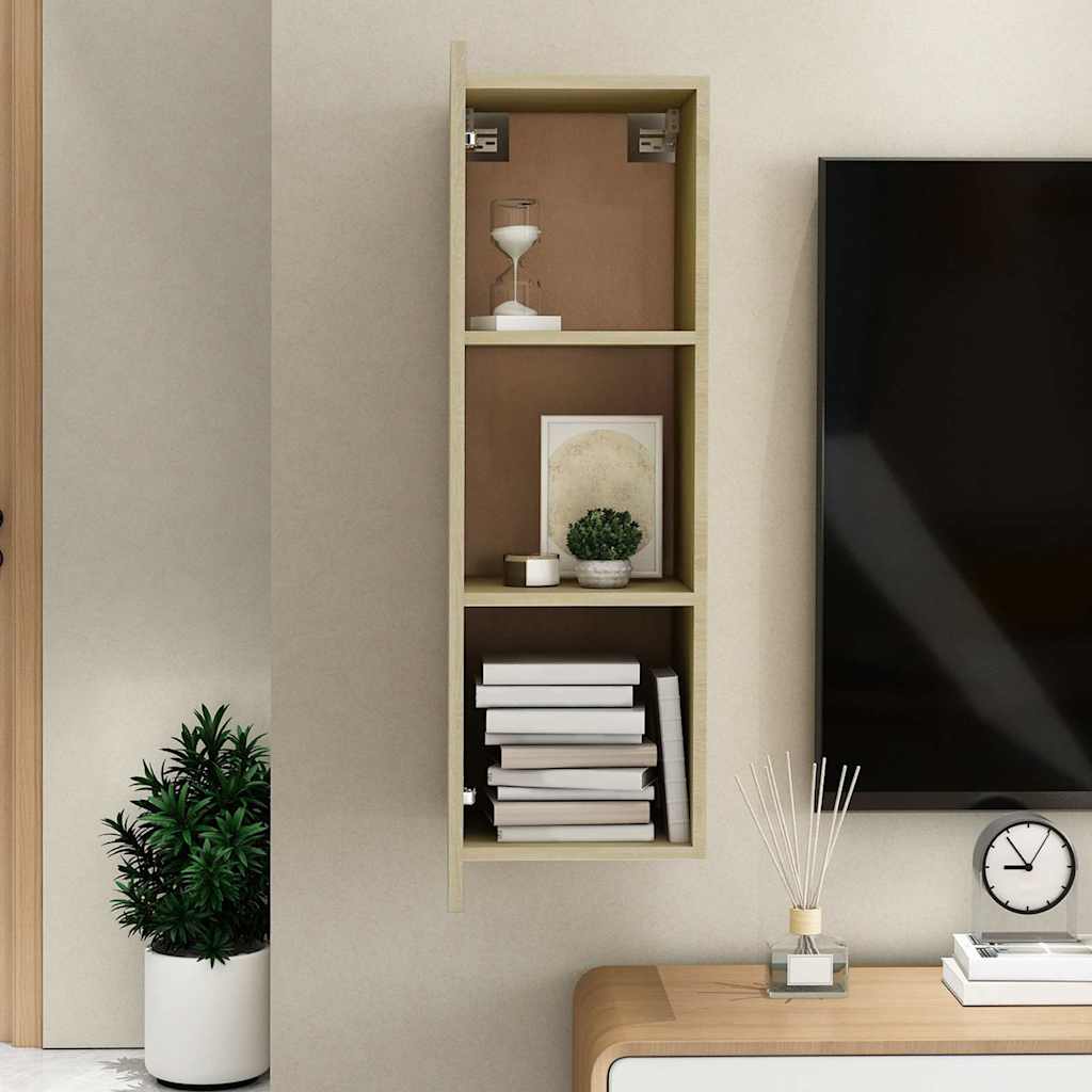 TV Cabinet Sonoma Oak 30.5x30x90 cm Engineered Wood