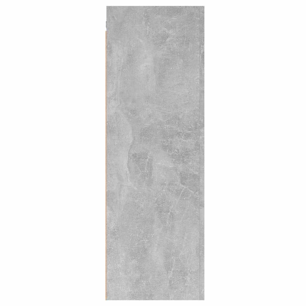 TV Cabinets 2 pcs Concrete Grey 30.5x30x90 cm Engineered Wood