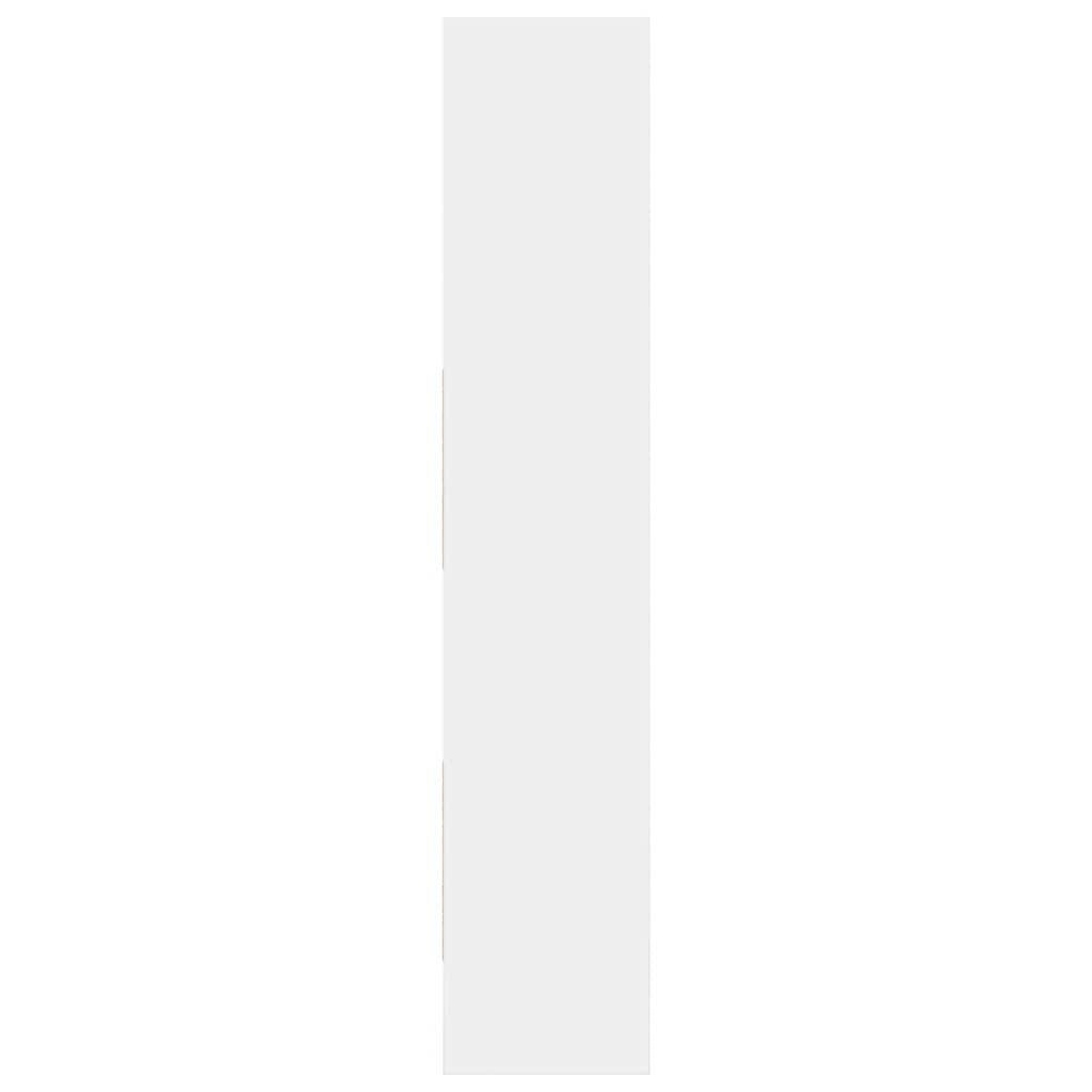 Book Cabinet White 40x35x180 cm Engineered Wood