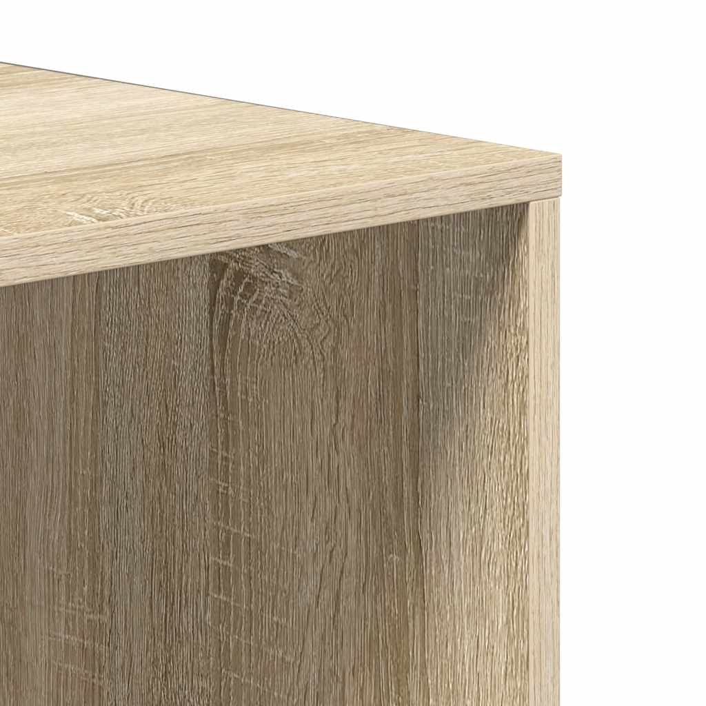 Shoe Storage Bench Sonoma Oak 105x35x35 cm Engineered Wood