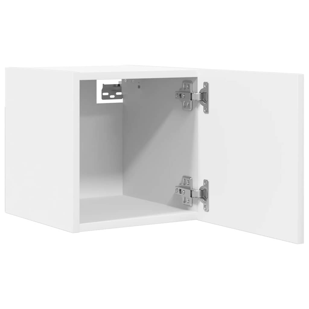 Wall Mounted TV Cabinets 4 pcs White 30.5x30x30 cm