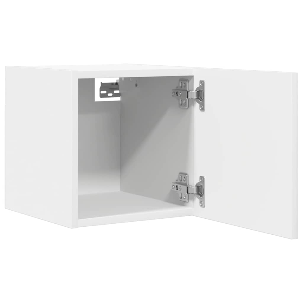 Wall Mounted TV Cabinets 4 pcs White 30.5x30x30 cm