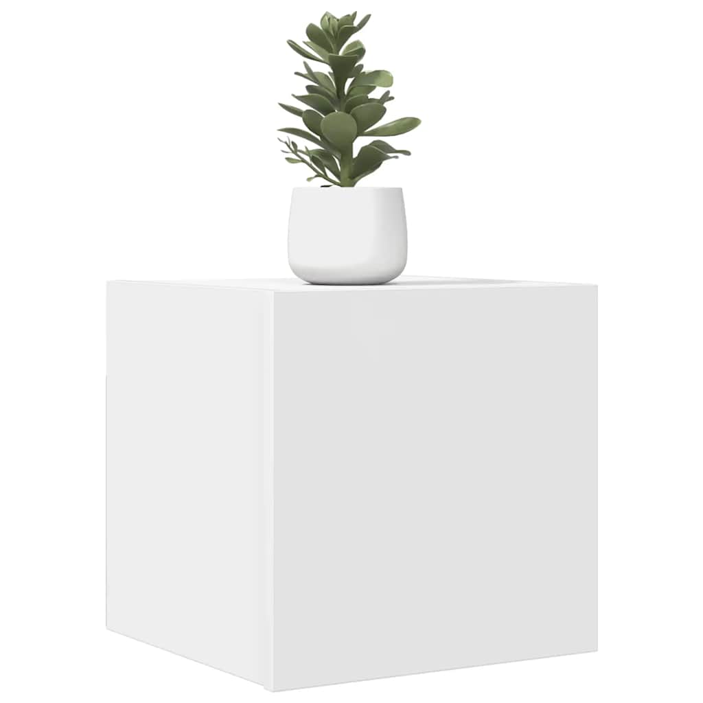 Wall Mounted TV Cabinets 4 pcs White 30.5x30x30 cm