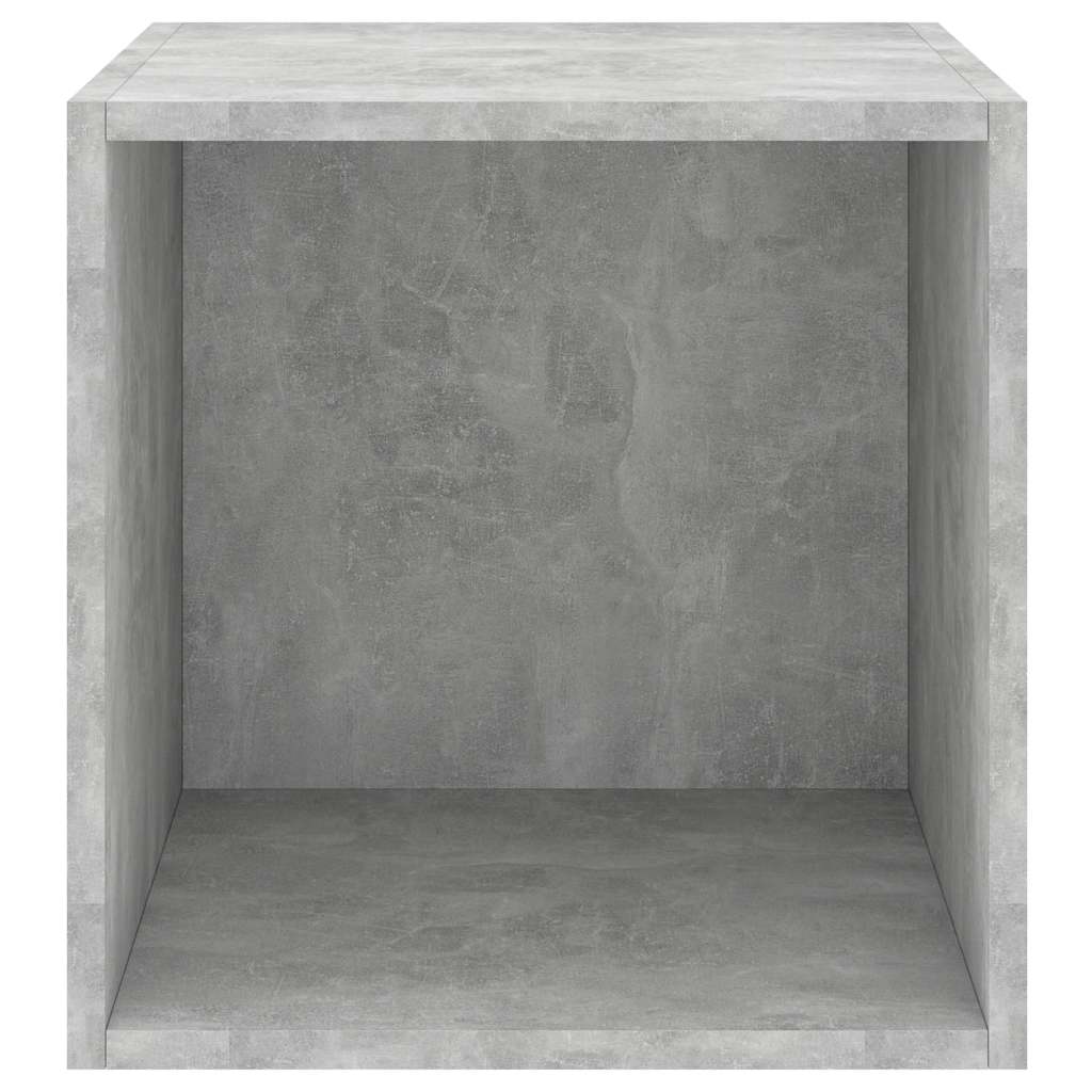 Wall Cabinets 2 pcs Concrete Grey 37x37x37 cm Engineered Wood