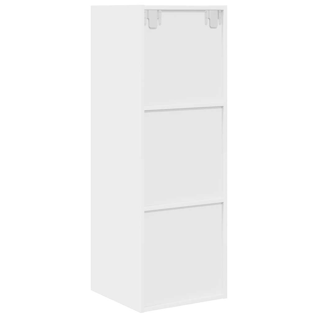 Wall-mounted TV Cabinet White 37x37x107 cm Engineered Wood