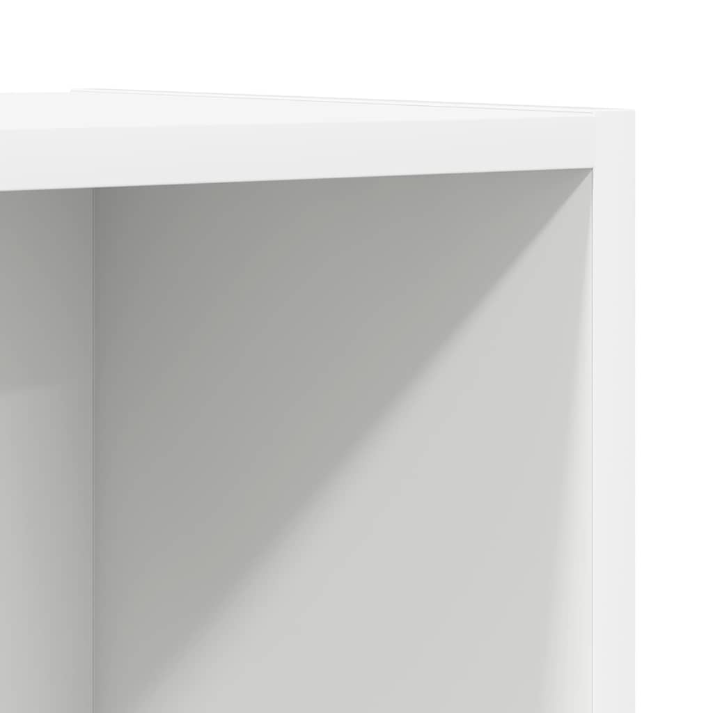 Wall-mounted TV Cabinet White 37x37x107 cm Engineered Wood