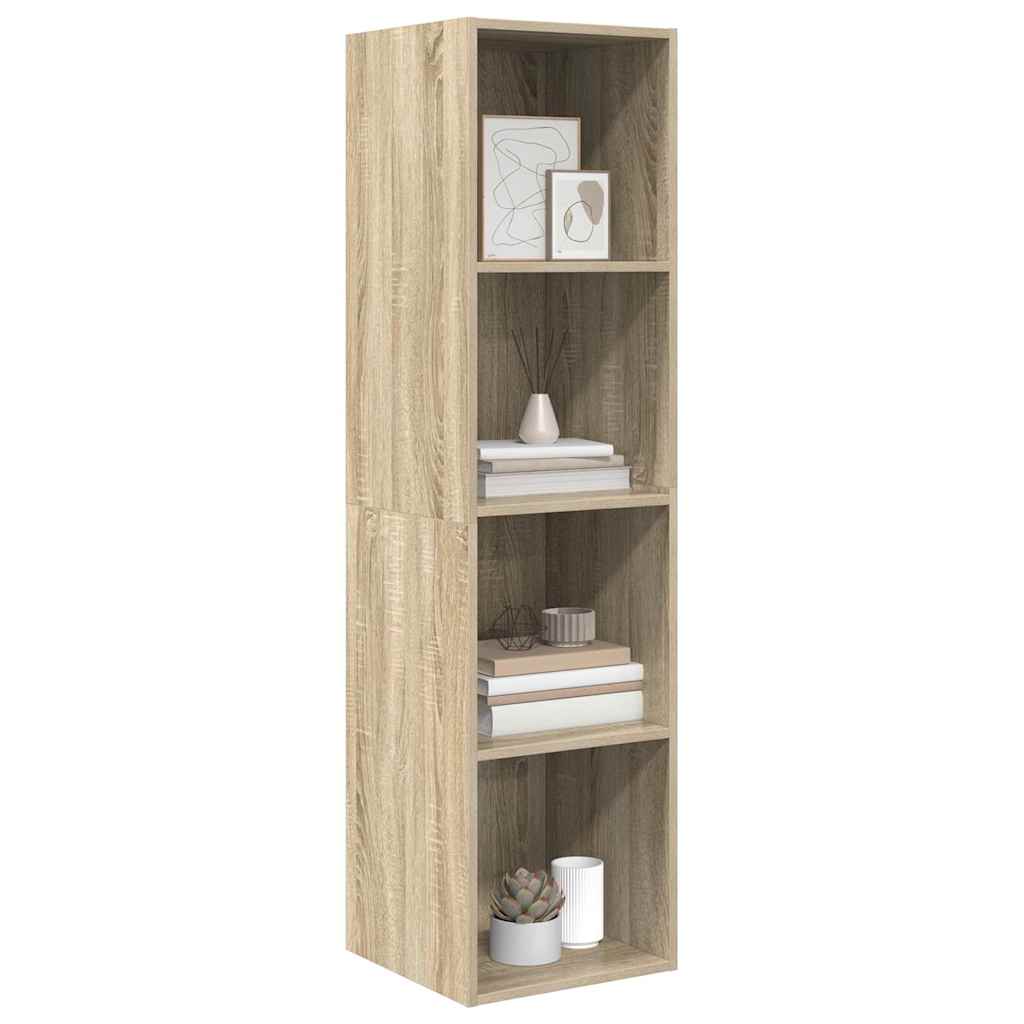 Wall-mounted TV Cabinet Sonoma Oak 37x37x142.5 cm Engineered Wood