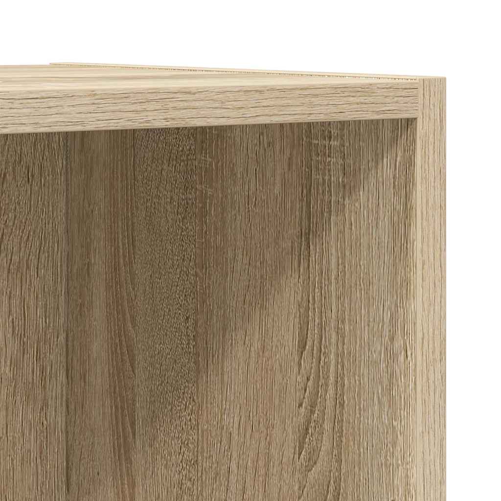 Wall-mounted TV Cabinet Sonoma Oak 37x37x142.5 cm
