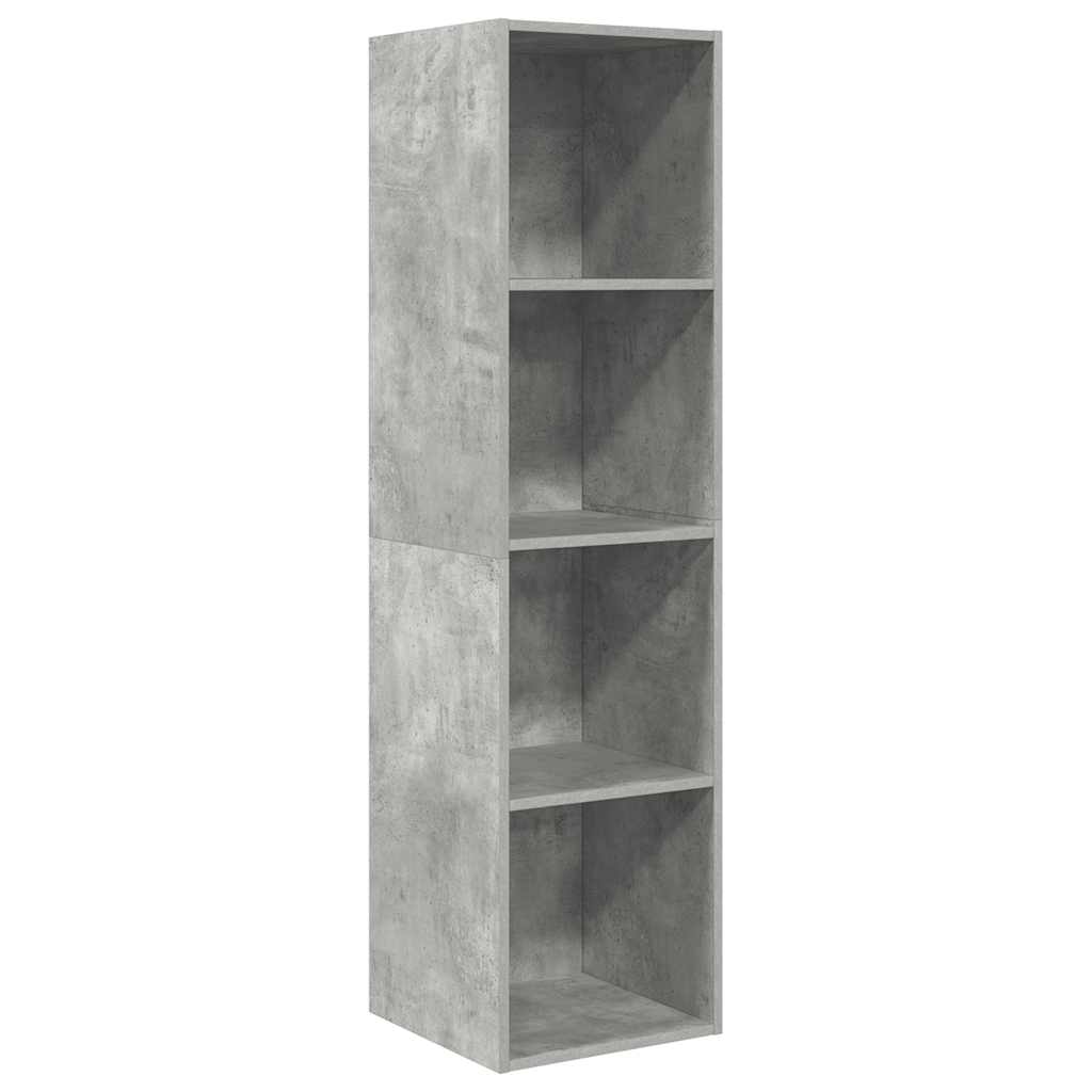 Wall-mounted TV Cabinet Concrete Grey 37x37x142.5 cm