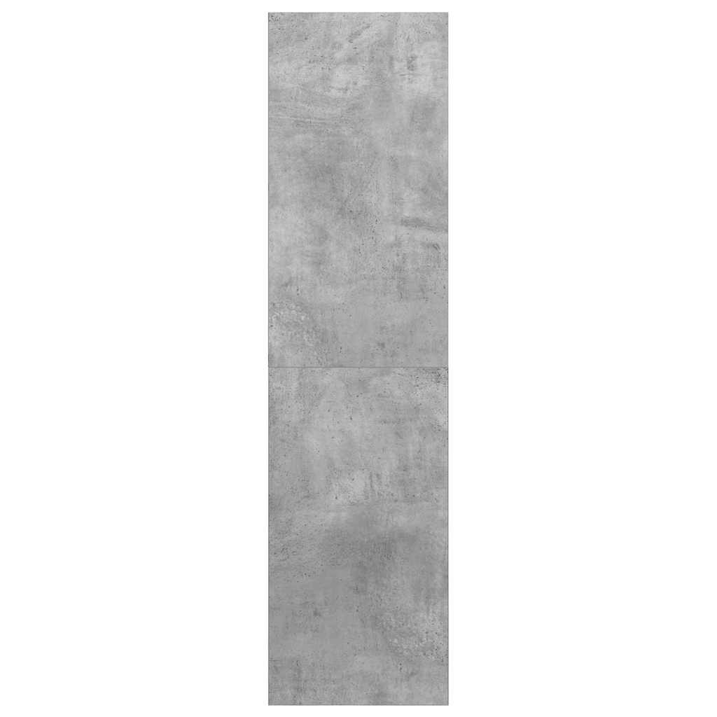 Wall-mounted TV Cabinet Concrete Grey 37x37x142.5 cm