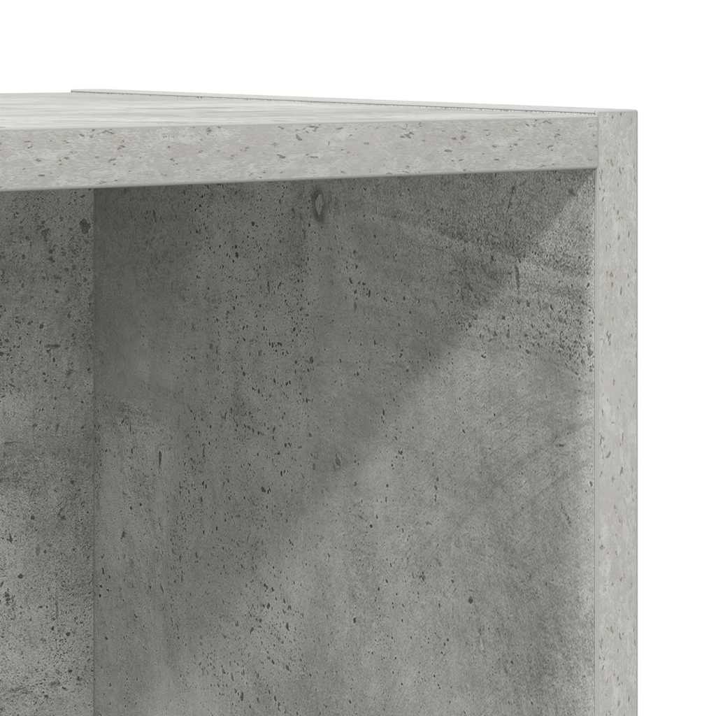 Wall-mounted TV Cabinet Concrete Grey 37x37x142.5 cm