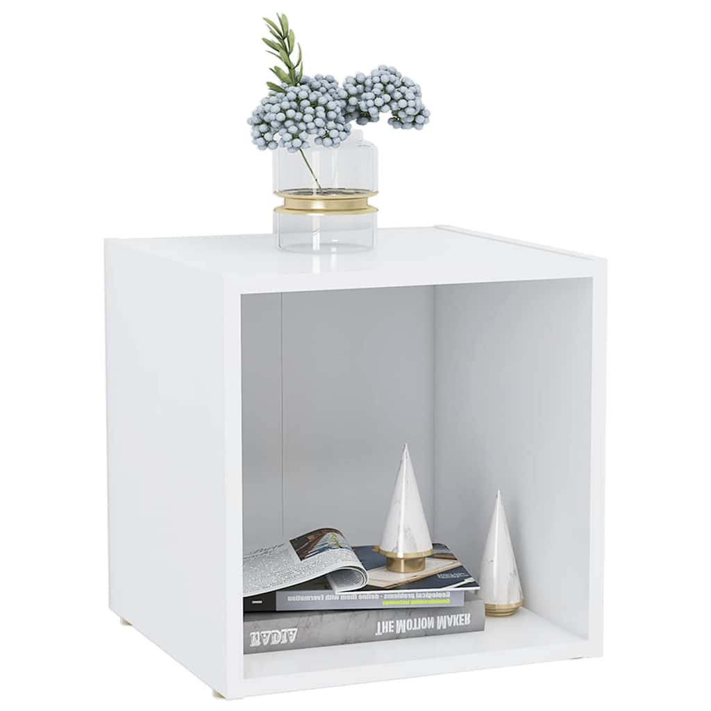 TV Cabinets 2 pcs White 37x35x37 cm Engineered Wood