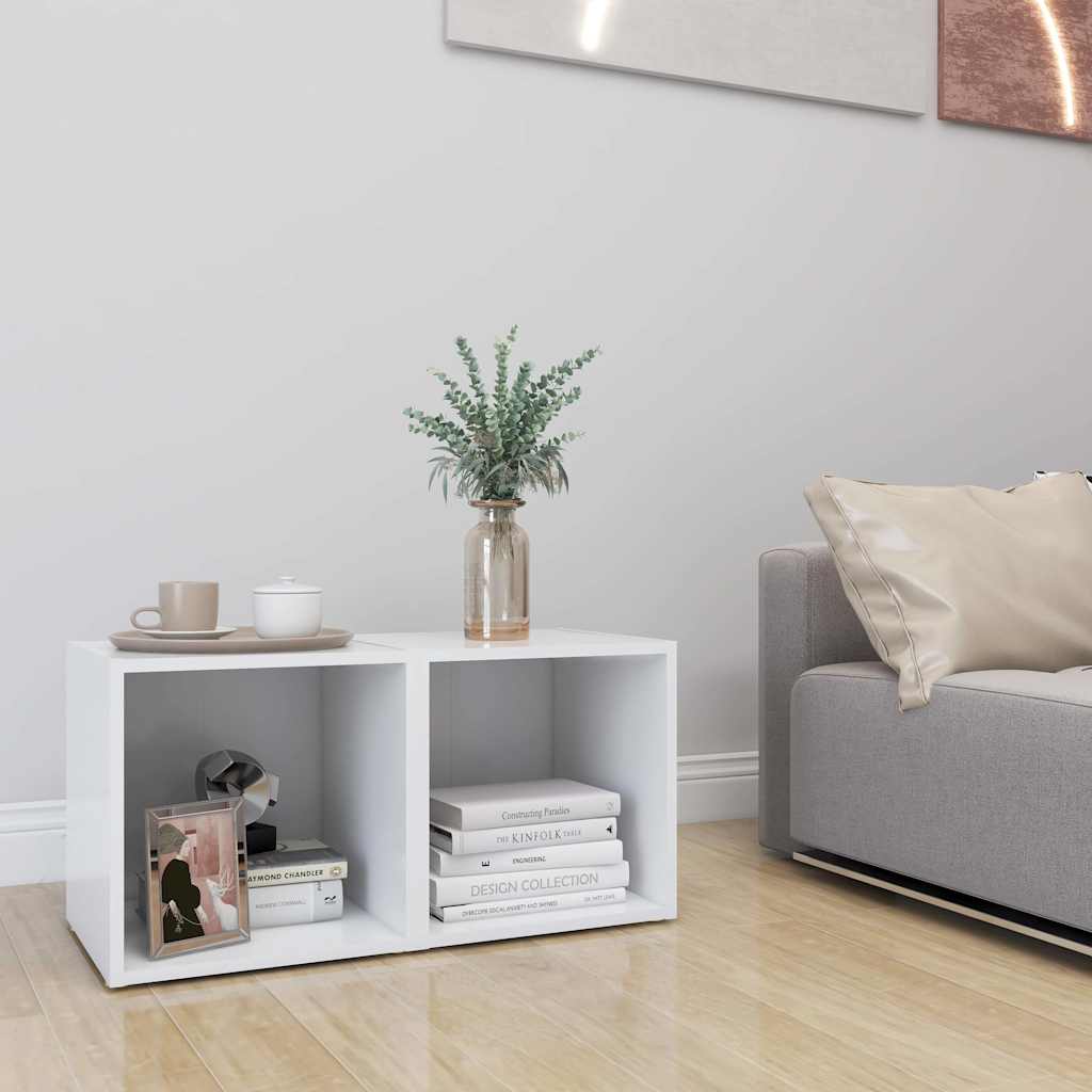 TV Cabinets 2 pcs White 37x35x37 cm Engineered Wood
