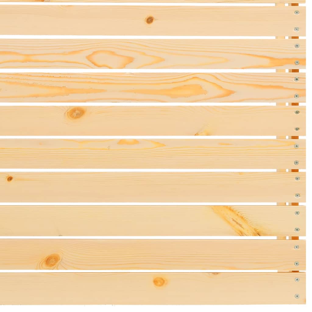 Garden Middle Sofa Solid Pinewood