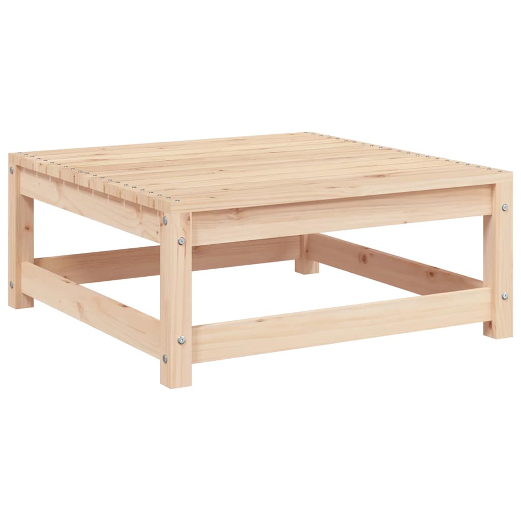 Garden Footstool 70x70x30 cm Solid Pinewood
