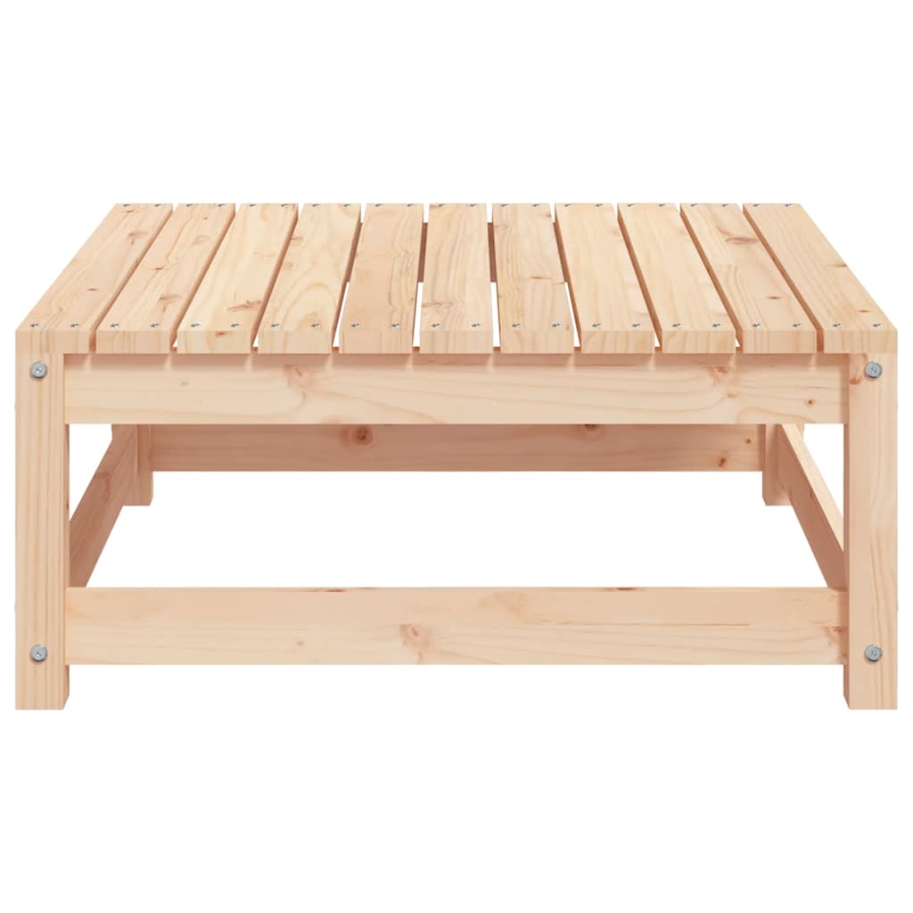 Garden Footstool 70x70x30 cm Solid Pinewood