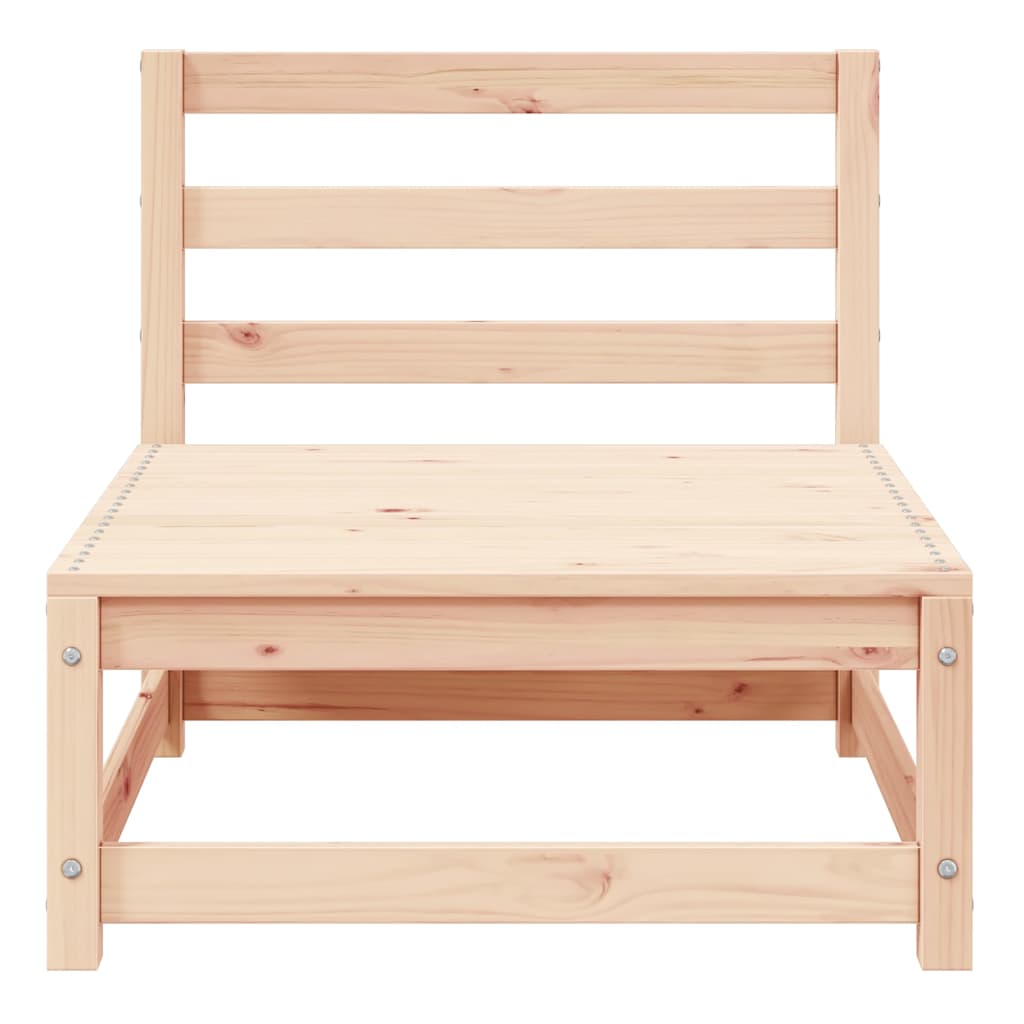 2 Piece Garden Lounge Set Solid Pinewood