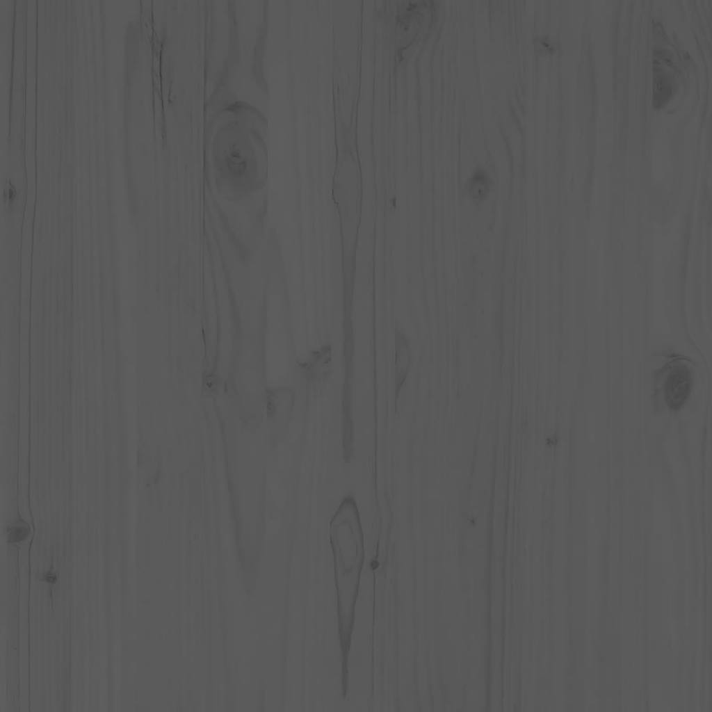 Garden Corner Sofa with Anthracite Cushions Solid Pinewood