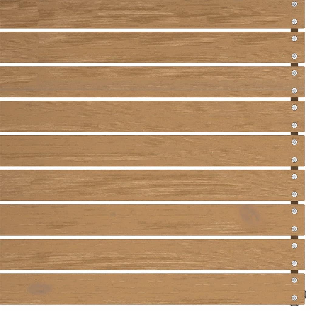 Garden 2-Seater Sofa with Cushions Honey Brown Solid Pinewood