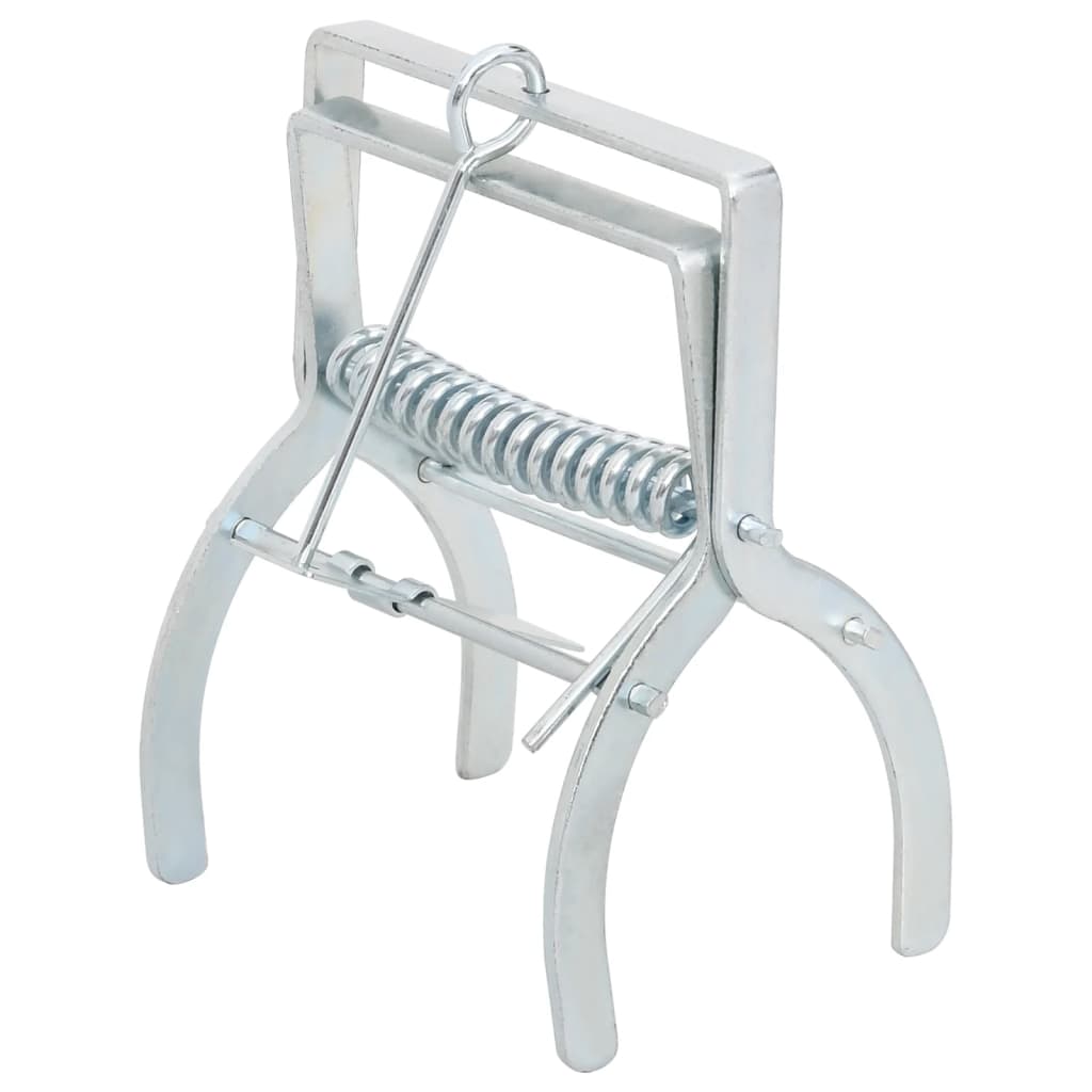 Mole Traps 4 pcs Silver Galvanised Steel
