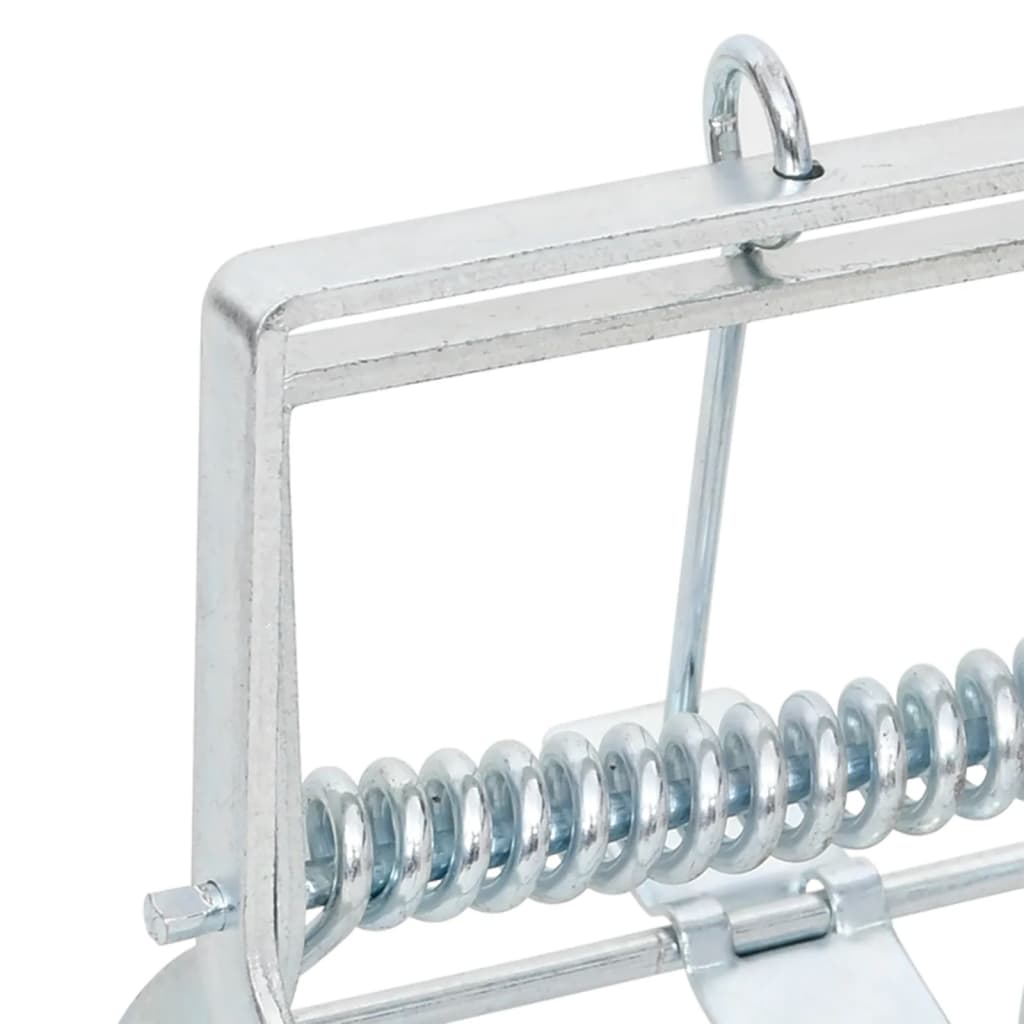 Mole Traps 4 pcs Silver Galvanised Steel