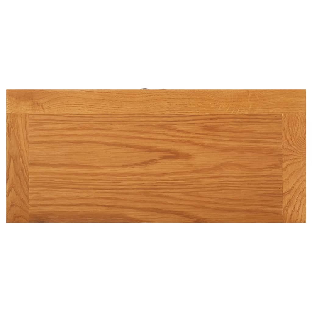 Storage Cabinet 50x22x110 cm Solid Oak Wood