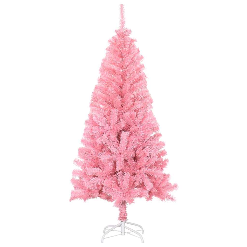 Artificial Christmas Tree with Stand Pink 120 cm PVC