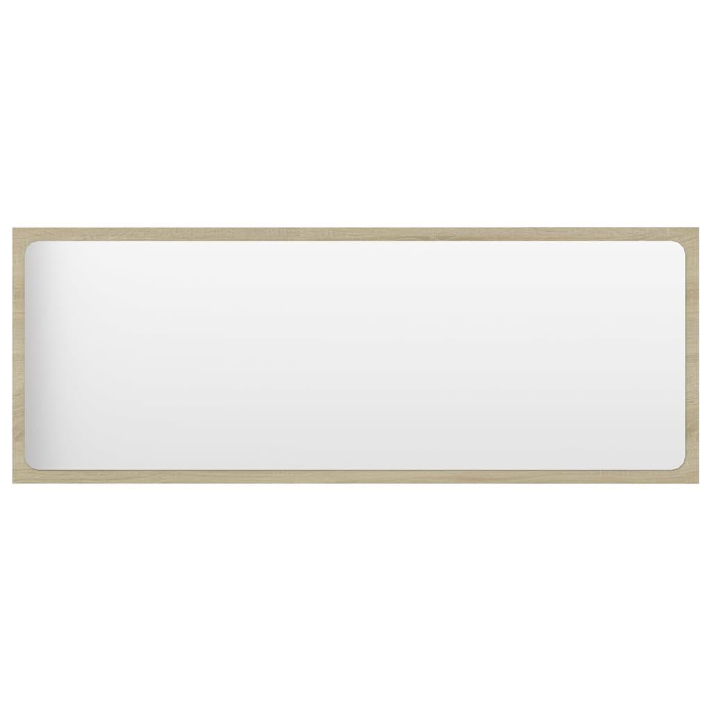 Bathroom Furniture Set Sonoma Oak Engineered Wood