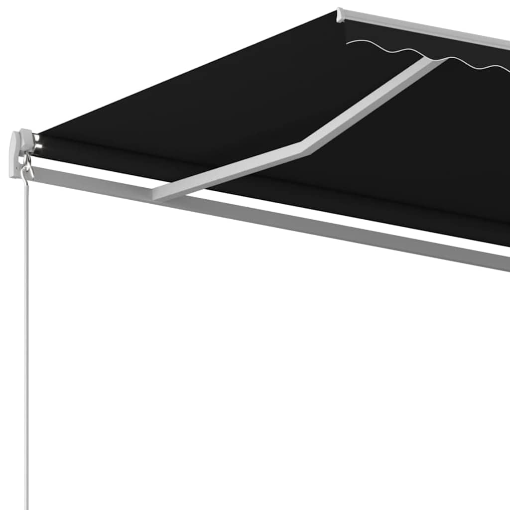 Manual Retractable Awning 400x350 cm Anthracite