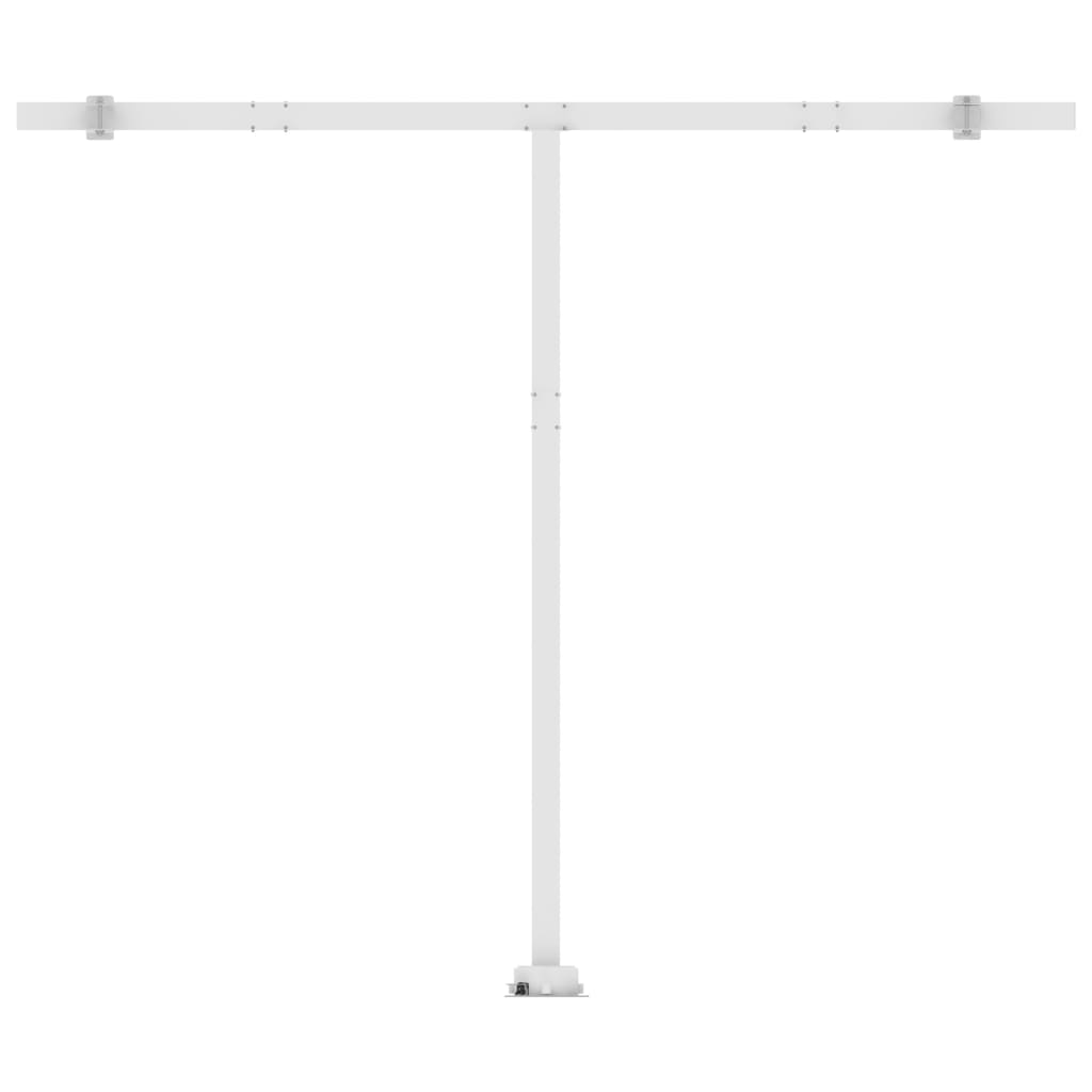 Freestanding Manual Retractable Awning 400x300 cm Blue/White