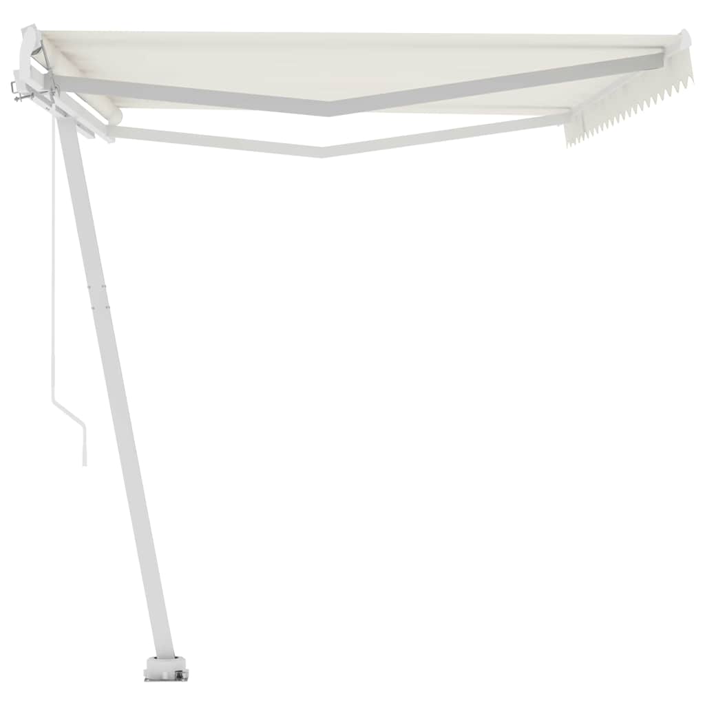 Manual Awning 5 x 3 m Cream 100% Polyester